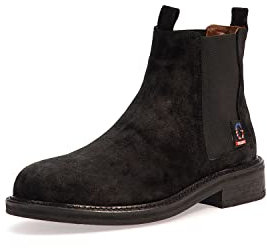 GUESS Herren ARCO Chelsea Sneaker, Black, 42 EU