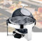 Chafing Dish Buffet, Chauffe-Plat Rond, Chafing Dish Chauffe-Plat en Acier Inoxydable, 6 litres
