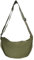 GoPaw Damen Halbmond Crossbody Schultertasche, Hobo Halfmoon Bag, Nylon Crossbody Bag Damen Halbmond Schultertasche mit verstellbarer Schultergurt, Einfarbige(Armeegrün)