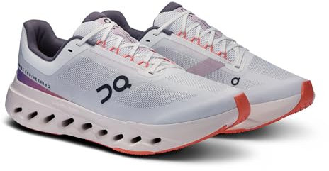 On Herren Cloudsurfer Next Sneaker, White/Flame, 47.5 EU