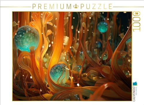 CALVENDO Puzzle Algenwald - organische Formen als abstrakte Kunst | 1000 Teile Lege-Größe 64 x 48 cm Foto-Puzzle für glückliche Stunden