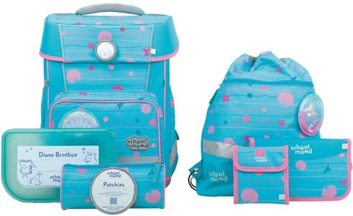 SCHOOL-MOOD Champion mit LED Patchy Schulranzen-Set 7-teilig Lilly