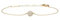 Daniel Wellington Pavé bracelet One Size Chain: 316L Stainless Steel With Pvd Plated Gold. Pendant: Cz Crystal Set In Gold Plated Brass Gold