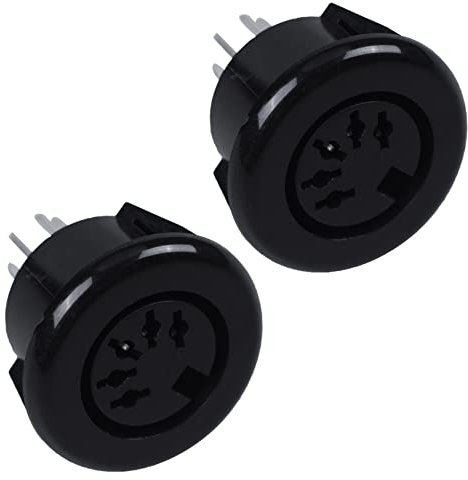 Marclix 2X Female 5-Pin DIN-Stecker Plattenmontage Tastatur Kabel Stecker Adapter