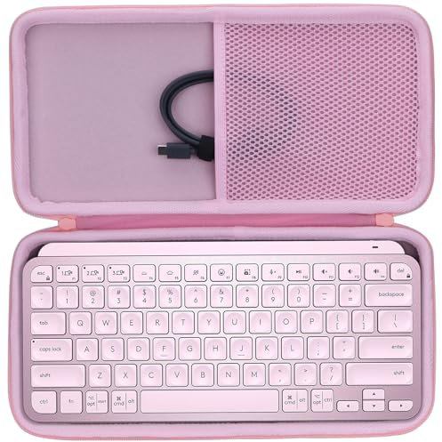 Lebakort Duro Viaggio Caso Custodia per Logitech MX Keys Mini Tastiera Illuminata Wireless