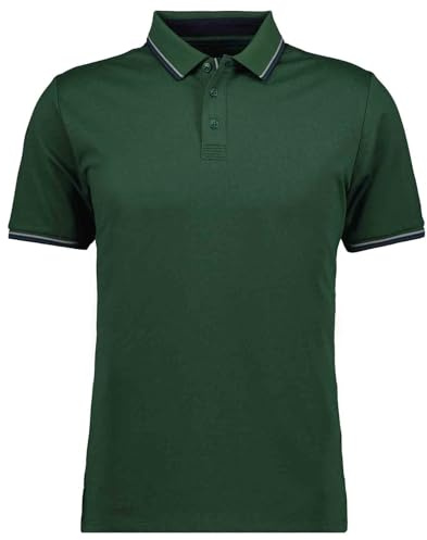 RAGMAN Herren Piqué-Polo Keep Dry, modern fit Dunkelgrün-357, 3XL