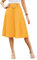 Belle Poque Damen Rock Vintage Hohe Taille Midi Plissee Rock mit Taschen
