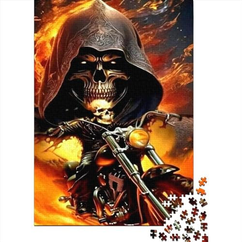 Puzzles 1000 Teile Für Erwachsene Puzzles Für Erwachsene 1000 Teile Puzzle Lernspiele- Ghost Rider Rätsel 1000pcs (75x50cm)
