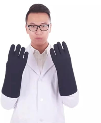 QGENMINERA Bleiweste 0,35 mmpb strahlenbeständige Bleihandschuhe Leichte weiche Bleihandschuhe Röntgenschutzbleihandschuhe für den Einsatz im Röntgenlabor