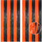 BRAVESHINE Halloween Party Decorations Photo Booth Props Party Backdrop - Orange Black Foil Curtain Streamers Backdrop Door Curtain for Kids Halloween Decorations Indoor Outdoor