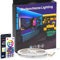 Adamyee LED Strip,RGBIC TV LED Streifen 4m，Led Lichterkette mit mit Bluetooth & WLAN Steuerung Fernbedienung & APP Control,Musiksync/Timer Setting/Dimmbar Farbwechsel, für TV Party