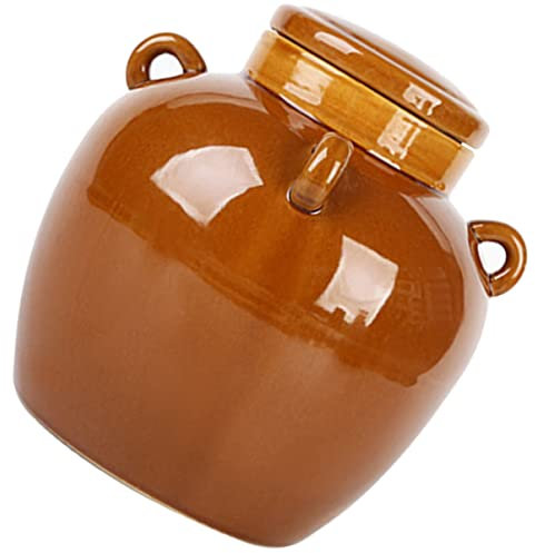 PRETYZOOM Recipiente Multigrano De Cerámica Para Encurtidos y Miel Resistente Luz y Transpirable