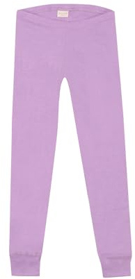 Dilling Leggings aus natürlicher Merinowolle für Kinder - Violette Orchidee 146/152