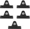 REXVTNS 5 PCS Marine Nylon Deck Hinge Mount | Thickened Bimini Cover Fitting for Boat Canopy/Mountain Shaped Seats | Sturdy & Oxidation - Proof Accessories