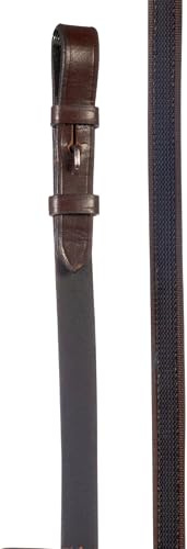 HKM Sophie Reins made of leather with rubber Brown Cob