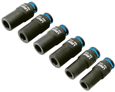 Laser 9172 Weighted Socket Set 1/2D 6pc