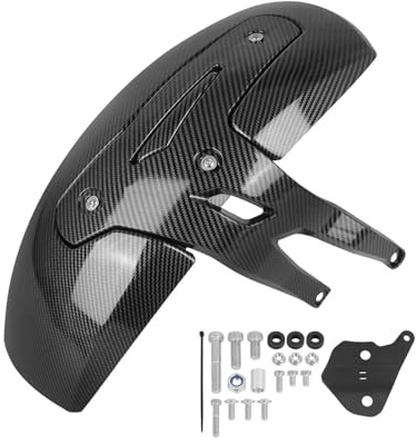 SRTYDCUR Kompatibel mit BMW R1300GS R1300 GS R 1300 GS 2023 2024 2025 R 1300GS Adventure ADV Motorrad Kotflügel hinten Kotflügel Hugger Spritzschutz(Carbon Fiber Pattern)
