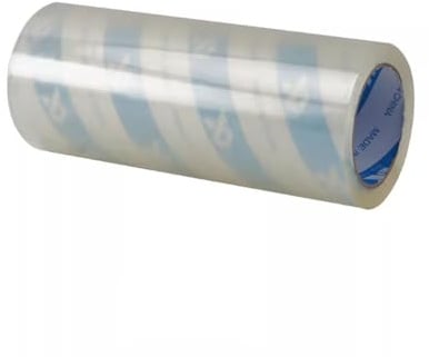Herjiore Paketklebeband Transparent Packband 250mm x 70m, Durchsichtiges Klebeband für das Verpacken von Paketen, Kisten, Kartons, Versand