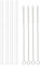 Flaskars [Lot de 4] pailles de Remplacement pour Gourde à Large goulot Hydroflask Paille Couvercle, 4 sans BPA pailles et 4 Paille brosses de Nettoyage
