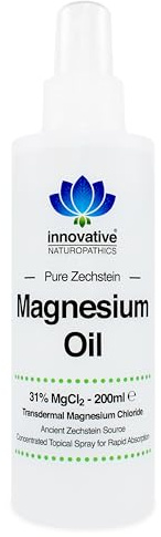 Magnesium Oil Spray - Pure Magnesium Chloride - Ancient Zechstein Source (Pure Magnesium Oil 200ml)