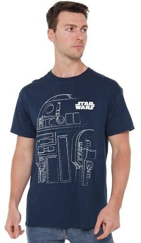 Star Wars Men's R2D2 Outline T-Shirt