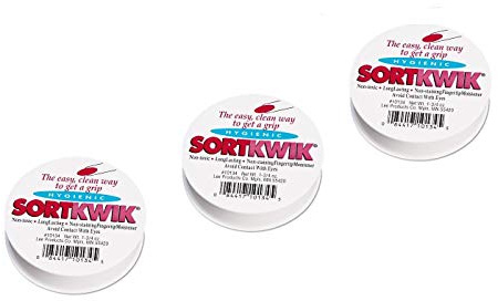 Lee Sortkwik Fingertip Moisteners, 1 3/4 oz, Pink, 3 Pack (10134)