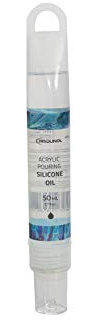 Prounol Silikonöl Pouring - Art Silikon öl für Acrylfarben -Acryl Pouring Zubehör - Zellmuster Gießtechnik – 50ml
