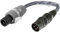 Sommer Cable Speakon MEGXU225-0020-GR Adaptateur 2 broches vers XLR mâle 3 broches pour câble d'enceinte