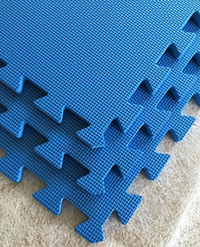 Warm Floor Playhouse 6 x7ft Blue Floor Tiling Kit