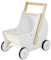 VERTBAUDET2-in-1 Puppen-Kinderwagen, Lauflernwagen aus Holz FSC®weiß/naturONE Size