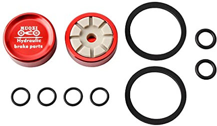 DANLINI Freno de Disco de Bicicleta de Carretera MTB Repuesto Piezas de Freno hidráulico pistón para XT / M785 / M8000 / M8100, Rojo