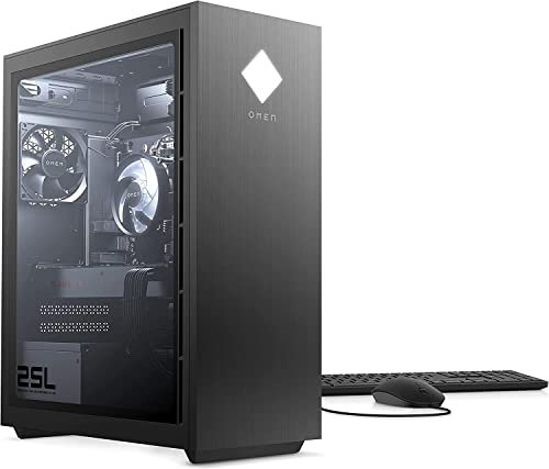HP OMEN 25L GT12-1035nl Desktop, Intel Core i7-11700, 16GB Ram DDR4 HyperX XMP RGB, 512GB SSD NVMe PCIe WD Black, Nvidia RTX 3070 Ti 8GB GDDR6X, PSU 600W Gold 80 Plus, Windows 11 Home, Nero