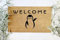 TIANTURNM Fussmatte Aussen Willkommen Pinguin Life On Arctic Fußmatte Home Decor deko Wohnzimmer 16x24