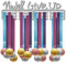 CREATCABIN Medaillenhalter „Never Give Up“ Sport-Aufhänger Preisträger Lanyard-Halter Aus Metall Robust An Der Wand Befestigt Schwimmer Läufer Athleten Spieler Turngeschenk Über 60 Medaillen
