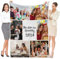 Greysky Personalisierte Geschenke für Frauen, Personalisierte Decke mit Foto, Personalisiert Kuscheldecke, Fotodecke mit Eigenem Foto, Decken mit Namen, Frau, Beste Freundin