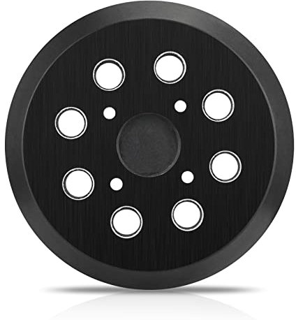 Gnellkoor 5 8 Hole Hook & Loop Replacement Sander Pads Compatible with Ryobi Random Orbital Sander PCL406 RS240 RS280 RS280VS RS281VS RS290 P410 P411, Replacement Backing Pad Parts # 030157001018