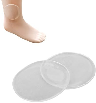 Knöchel Gel Pad, 2 Stück knöchelschutz Pad, Entlastet den Druck, Verbessert die Durchblutung, Knöchelpolster, Schützt und Polstert für Eislaufen, Hockey, Roller, Inline-Wandern