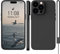 WXX für iPhone 15 Pro Hülle Silikon Case, Handyhülle für iPhone 15 Pro Dünn Slim mit Microfiber, Kratzfeste Rundumschutz Case Hülle für iPhone 15 Pro 6.1'' Schwarz