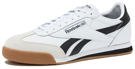 Reebok Campio XT Mens Sneakers, Footwear White/Black/Reebok Gum 4, 12 Women/10.5 Men