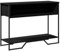vidaXL Table Console Noir 100x35x74,5 cm Bois d'ingénierie
