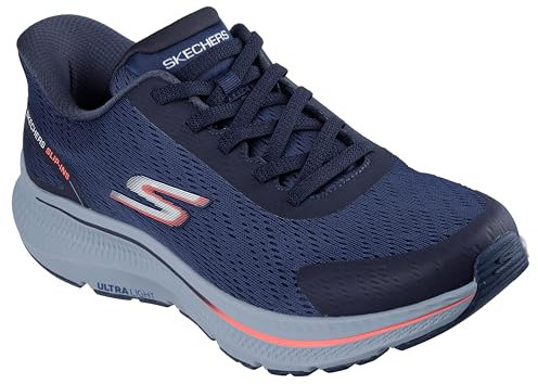 Skechers Go Run Consistent 2.0 Worldview, Zapatillas Hombre, Navy Textile, 43 EU