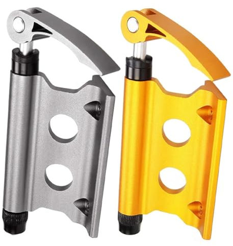 Kalastussaari Bike Block Fork Mount Front Wheel Holder Fork Rack Fixed Clips for Cycling 2PCS, Bike Block Fork Mount