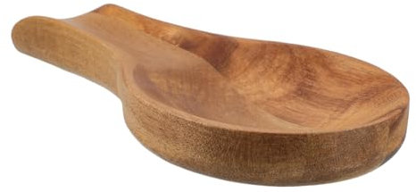 ABOOFAN Spoon Rest Large Wooden Utensil Holder for Spoons/Tongs/Spatulas for Kitchen Counter Decorative Tray