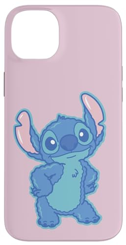 Disney Lilo & Stitch Fluffy Cute Pose Stitch Case for iPhone 14 Plus