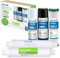 Ecosoft - Filtro ad osmosi inversa - Set di ricambi 6 fasi con pompa integrata - Acqua potabile domestica con mineralizzatore di calcio - Installazione sotto lavello