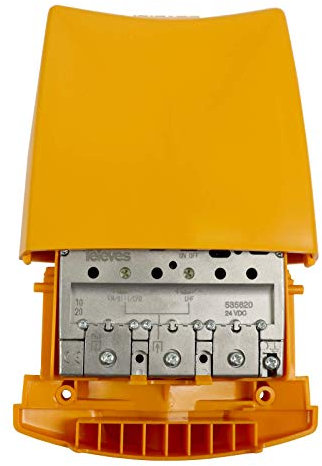 Amplificatori a palo con 1 ingresso che migliorano la ricezione e la qualità del segnale TV, ottimizzando la trasmissione per una migliore esperienza di visualizzazione.