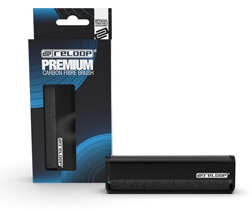 Reloop Premium Carbon Fibre Brush - Unverzichtbare Schallplattenbürste für Vinyl-Liebhaber