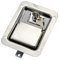 Serrure de porte en acier inoxydable MS866-1P, serrure de panneau à trois points, serrure de porte de véhicule d'ingénierie, 1 pièce(No padlock)