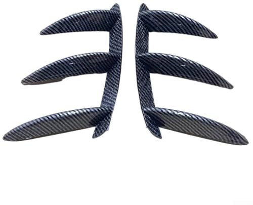 HOHOVYVY Pour Mercedes W176 Classe A A200 A250 A260 A45 Spoiler de Bas de Carrosserie Diffuseur Becquet Bec Split 2013-2018 (fibre de carbone)