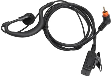 Zunate Push-to-Talk-Mikrofon-Headset, G-förmiger Ohrbügel mit Geräuschunterdrückendem Mikrofon und Klarem Klang für SL1K SL2K SL1M SL2M SL300 SL500 SL1600 TLK100 Radio